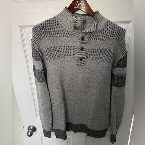 J.B. Holt Men’s Grey Knit Sweater - Size Large